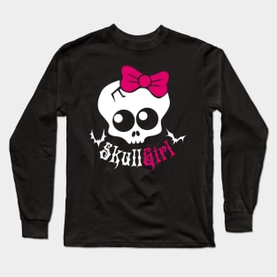 Skull Girl Long Sleeve T-Shirt